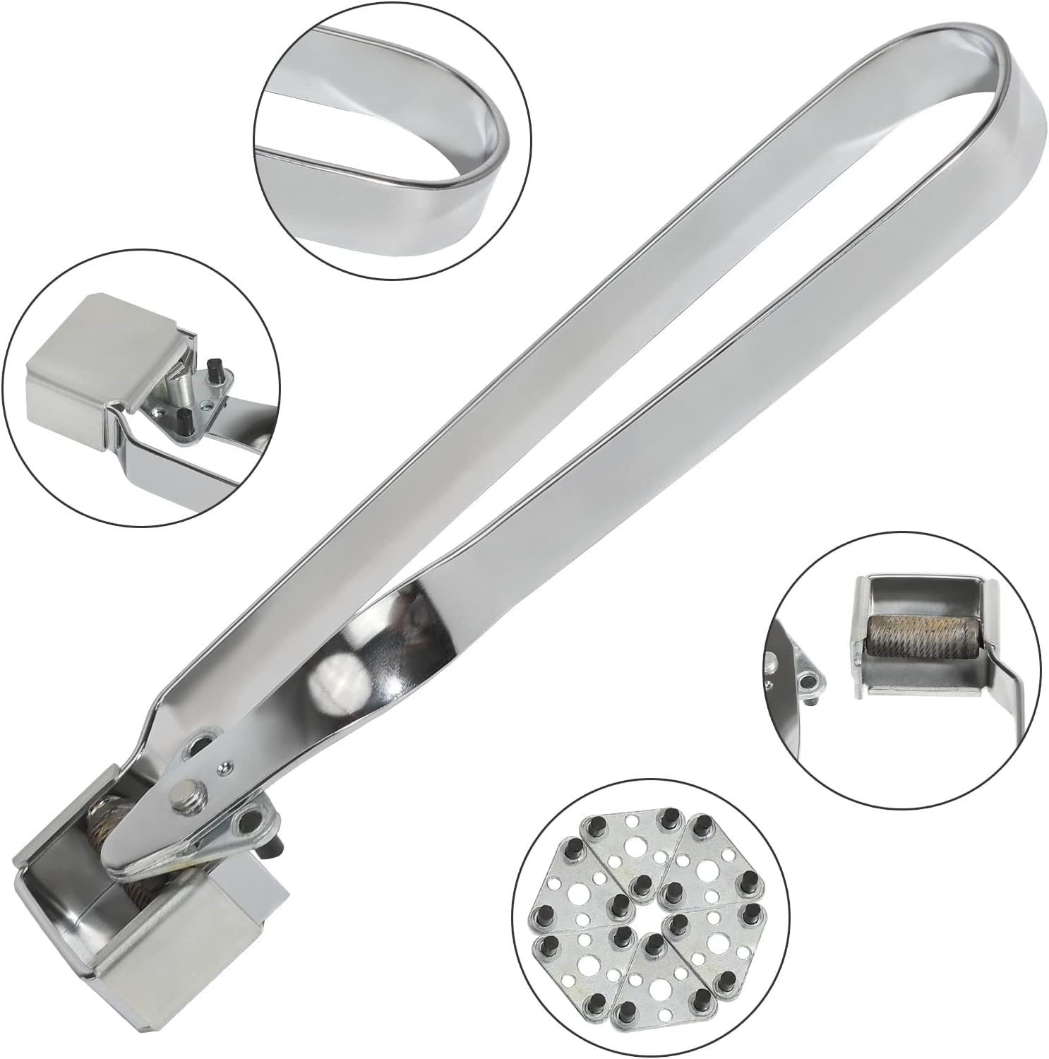 Triple Flint Torch Striker, Triple Flints Striker for Welding Torch, Welding and Cutting, 6pcs Flint Replacements