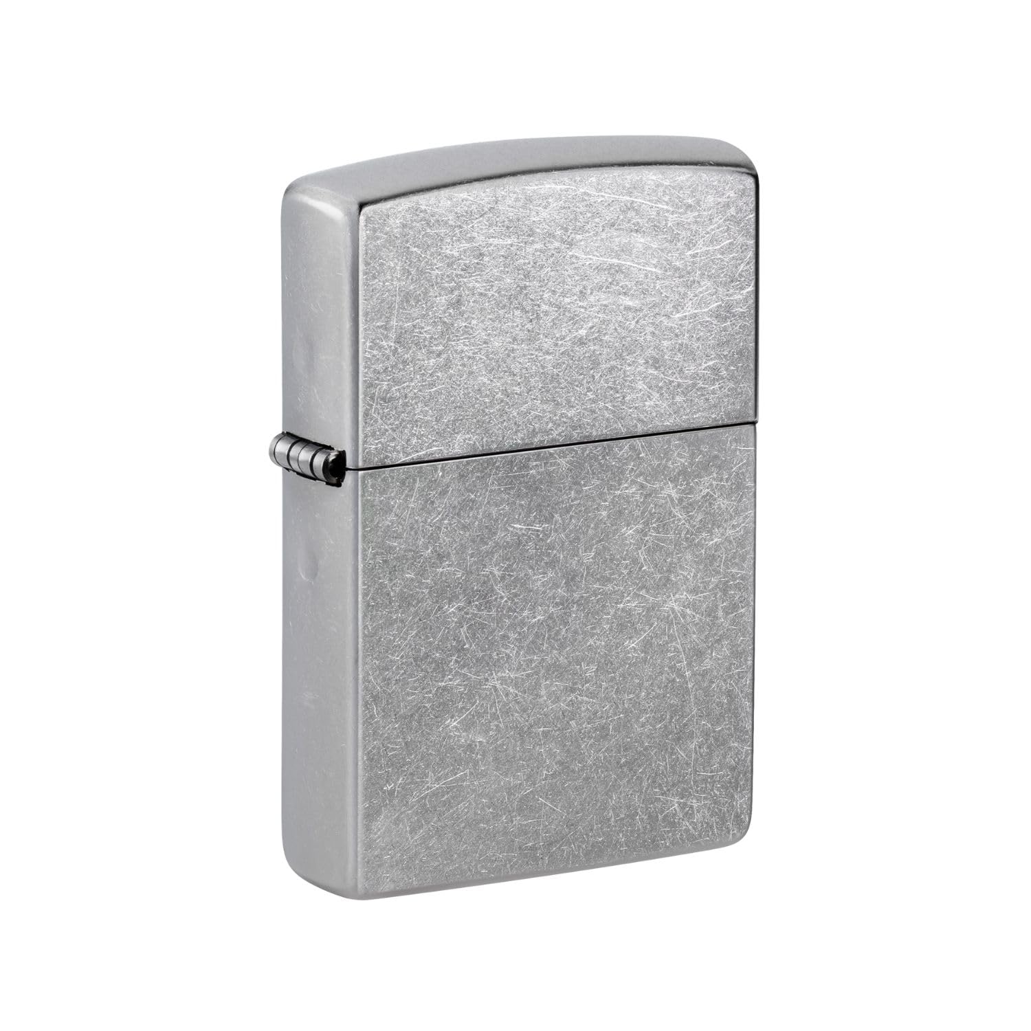 Zippo Classic Brushed Chrome Pocket Lighter - Windproof & Refillable Flip-Top Metal Lighter - Everyday Use Pocket Lighters - Luxury Lighters Made in USA