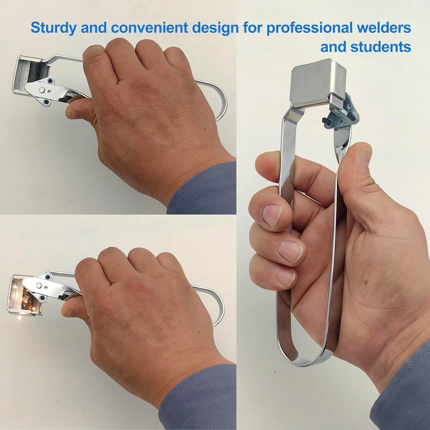 Triple Flint Torch Striker, Triple Flints Striker for Welding Torch, Welding and Cutting, 6pcs Flint Replacements